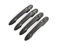 manija exterior compatible Para MEGANE 3 2008-2014 2015 2016 Cubierta De Manija De Puerta De Coche Estilo Embellecedor Maneta Puerta Exte rior(4Dr 1 key hole 2 buttons)