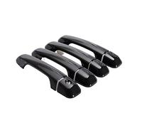 manija exterior compatible Para Toyota Para Land Para Cruiser Para Prado 150 2010-2019 LC150 J150 Cubierta Negra Brillante Manija Puerta Coche Con Estilo Maneta Puerta Exte rior(Black no hole)