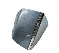 Manija Exterior De Puerta 1x Embellecedor Cromado Para Manija De Cerradura De Puerta Delantera Izquierda 10178566 Para MG MG6 MK2 HS GS ZS Y Roewe RX8 RX5 RX3 I6 I5 2018-2021(Rong Lin Grey-1PC)