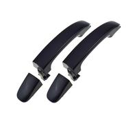 Manija exterior de puerta delantera/trasera izquierda/derecha for coche, color negro, compatible con Ford Ranger Everest T6 T7 Mazda BT50 2012-2020 AB3926224A46AA UC9M59415(Rear Left Right 2Pcs)