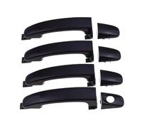 Manija exterior de puerta delantera/trasera izquierda/derecha for coche, color negro, compatible con Ford Ranger Everest T6 T7 Mazda BT50 2012-2020 AB3926224A46AA UC9M59415(A Set 4Pcs)