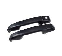 Manija exterior de puerta negra for parte delantera y trasera izquierda del conductor o derecha del pasajero, compatible con Toyota 4Runner, Prado, Land Cruiser, Lexus GX460(Front Pair)