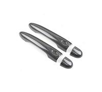 Manija exterior de puerta para Megane 3 para MK3 III 2008 2009 2010 2011 2012 2013 2014 2015 2016 cubierta protectora para manija exterior de coche (textura de carbono 4)