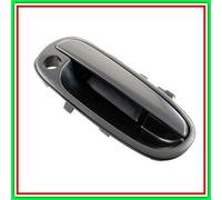 Manija exterior delantera derecha - negro liso - con orificio de punto para H...