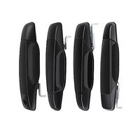 Manija exterior negra para puerta, compatible con Chevy Silverado, Suburban, Tahoe, Avalanche, GMC Sierra, Yukon, Cadillac Escalade Pickup Truck SUV 2007-2013, 4 piezas para lado delantero y trasero