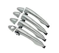 Manija Exterior Puerta del Automóvil Juego De 4 Manijas Exteriores para Puertas Delanteras Y Traseras Cromadas 82661-3W000 para Kia para Sportage 2011-2016 Puerta De Coche Tirador De Puerta