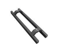 Manija For Puerta Corrediza De Granero, Tiradores De Acero Inoxidable Resistentes, Tubo Cuadrado Negro, Agarre Cómodo, Capacidad De Carga De 200 Kg, For Puertas De Madera(Black,Hole spacing 80cm)