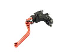 Manija Frenos Motocicleta Línea De Cable De Embrague De Palanca Izquierda De Motocicleta De Palanca De 22 "Mm 7/8" 22 Mm Motocicleta Freno Palanca Embrague(Orange Longer)