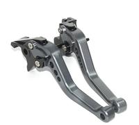 Manija Frenos Motocicleta Para Gilera Para Gp800 Para Gp 800 2007 2008 2009 Accesorios De Motocicleta Palancas De Freno Cortas De Aleación De Aluminio Motocicleta Freno Palanca Embrague(Gray)