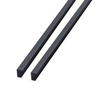 Manija grande en L perfil de aluminio de espacio grueso manija negra alargada de un metro manija de puerta de armario cajón manija de puerta de armario (500mm)