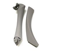 Manija Interior AntiarañAzos,Tirador Puerta Coche 1 unids Interior Puerta de plástico Puerta de plástico con Tapa de Ajuste de Ajuste for BMW 3 Series E90 E91 E92 316 318 320 325 328i(Gray Right)