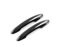 Manija Interior Automóvil Pegatinas Para Manija Puerta Interior Coche Color Negro Brillante Para MINI Para Cooper S Para F54 Para F55 Para F60 Para F56 Para F57(Carbon No Hole)