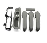 Manija Interior Coche Para VW Para Bora Para Golf 4 MK4 Para Jetta 1999-2004 9 Uds LHD Gris Delantero Trasero Izquierdo Derecho Juego Manija Puerta(Gray 9ppiece set)