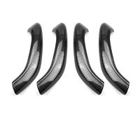 Manija interior de la puerta Cubiertas De Moldura Manija Puerta Interior Fibra Carbono Compatible Con Para X1 F48 F49 X2 F39 OE 51417417513 51417417514 2016 2017 2018 2019 2020(4pcs carbon fiber)