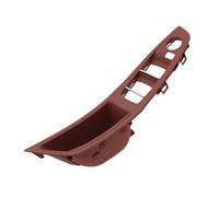 Manija Interior Puerta Coche Para 5 Series F10 F11 520i 523i 525i 528i 530i 51417225867 51417225865 4 Uds LHD Kit reparación manija puerta Interior izquierda derecha(LHD Redbrown)