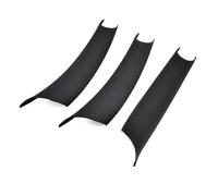 Manija interior puerta coche Para BMW Para X5 E70 X6 E71 E72 2007-2014 Fibra Carbono Negro LHD/RHD 3 Unids/set Tirador Puerta Interior Coche Cubierta Accesorios Automóvil Cubierta manija puerta interi