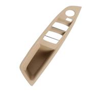 Manija Interior Tirador Puerta Interior Volante A Izquierda Y A Derecha Panel Reposabrazos Embellecedor Sin Botón Plegado Espejo Para Serie 5 F10 F11(Rhd Beige)
