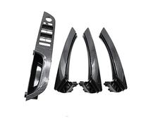 Manija La Puerta Para B&MW Serie 3 E90 E91 316 318 320 325 328i 2004-2012 Reposabrazos Para Puerta Conductor Izquierdo Tirador Puerta Interior Reemplazo Completo Piezas Interiores(Carbon,37.5 Low-end)