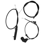 Manija liberación capó motor Compatible Con Para E46 325Ci 330Ci Para M3 2001 2002 2003 2004 2005 2006 3 Piezas Cable Liberación Del Pestillo Capó Central Trasero Delantero Del Coche