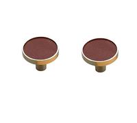manija, manijas de cuero, manijas para armarios dibuja 2 paquetes de pomos de gabinete de cuero de color sólido y pomo de puerta de armario diámetro 32 mm