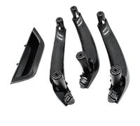 Manija Panel Puerta Para X3 Para X4 Para F25 Para F26 2010-2016 LHD RHD 4 Uds Conjunto Panel De Cubierta De Manija De Puerta Interior De Coche Interior(LHD Carbon Fiber)
