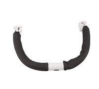 Manija para cochecito de bebé Manillar genérico ajustable Reposabrazos Barra parachoques para cochecito de bebé Silla de paseo(Negro)
