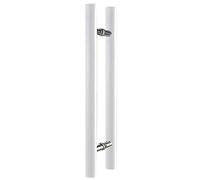 Manija para Puerta Corrediza de Granero, Madera Maciza para Puerta de Vidrio, Empuje y Tracción en Forma de H (Color: Blanco, tamaño: 80 cm/2,6 pies)(80cm/2.6ft White)