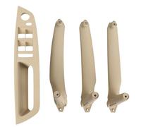 manija para puerta Juego de 4 embellecedores interiores para manijas de puertas de coches con volante a la izquierda o a la derecha, compatible con BMW E70, E71, E72, X5 y X6.(Model B LHD Beige)