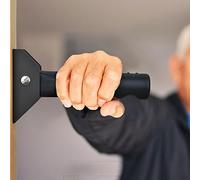 Manija plegable para la puerta, manijas de agarre plegables para personas mayores, personas mayores, adecuadas para puerta delantera, puerta de garaje, escalera, baño