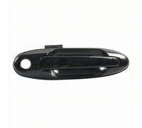 Manija Puerta Coche Exterior Reemplazo Plástico Negro Diseño Ergonómico con Área Tracción Empotrada Acuado para Reparación Automóviles y Mejora Acceso y Comodidad, Frontal Derecho