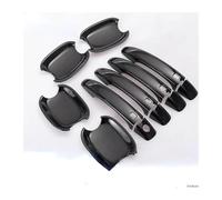 Manija Puerta Coche para A4 B8 2009 2010 2011 2012 2013 2014 2015 2016 Pegatinas Protectoras para Manija Puerta Exterior Embellecedores Estilo Coche(C)