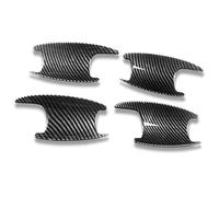 Manija Puerta Coche Para Benz Para CLA CLA-Class Cobertura Completa Orificio Único Manijas Puerta Tirador Taza Decorativos Anti-rayaduras(Door Bowl Carbon Fiber Pattern)
