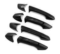 Manija Puerta Coche Para Benz Para CLA CLA-Class Cobertura Completa Orificio Único Manijas Puerta Tirador Taza Decorativos Anti-rayaduras(Bright Black)