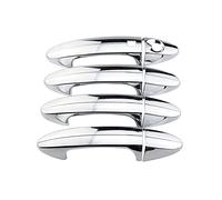 Manija Puerta Coche Para New Fiesta MK7 2009-2014 Carmilla ABS Chrome Car Styling Manija De La Puerta Cubierta Protección Tazón Pegatinas Ajuste(1)