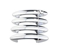 Manija Puerta Coche Para New Fiesta MK7 2009-2014 Carmilla ABS Chrome Car Styling Manija De La Puerta Cubierta Protección Tazón Pegatinas Ajuste(2)