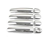 Manija Puerta Coche Para TT MK1 A2 2000 2001 2002 2003 2004 2005 Embellecedor Manija Puerta Exterior ABS Cromado/fibra Carbono(Silver D)