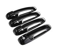 Manija Puerta Cubierta Panel 8 Uds Manijas De Puertas Exteriores Coche 4 Cubiertas Para 1500 2500 3500 4500 5500 2002-2008 Negro