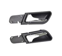 Manija Puerta Cubierta para Benz Clase A W169 W245 A180 A200 A220 B200 1697600961 1697601061 Manija De Desbloqueo De Puerta Interior Izquierda Derecha(Black 1 Set)
