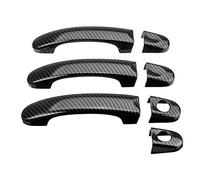 Manija Puerta Exterior Coche 4 Cubiertas de la manija de la puerta de DIVETY STYLE 1 ATRITORIO for TRANSPORTER DE VW for T5 2003 2004-2015 for T6 2015-up for Caddy Van 2004-2015(7pcs Carbon Fiber)