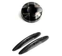 Manija Puerta Exterior Coche Para Mini S Para JCW Para Coopers F56 F57 Cubiertas Manijas Puertas Y Cubierta Tanque Combustible Automóvil 2.0T Accesorios Estilo manilla exterior(The Black Flag)