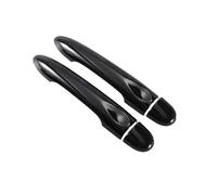Manija Puerta Exterior Shel Compatible Con Clio IV Para Clio 4 Para Lutecia 2012-2019 Cubierta De Manija De Puerta Lateral Exterior De Coche Pegatinas Decorativas Piezas De Repuesto(Black 0 key 0 butt