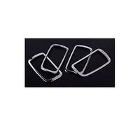 Manija Puerta Interior 4 Uds. Cubierta Cuenco Manija Puerta Interior Cromada para Mitsubishi para ASX para Outlander Sport para RVR 2011 2012 2013 2014 2015 2016 2017 Embellecedor Manija Puerta