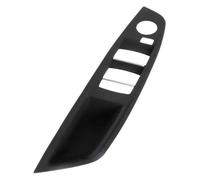 Manija Puerta Interior Automóvil Para F10 F11 5 Series LHD RHD Tirador De Puerta Interior Embellecedor De Panel De Reposabrazos Sin Botón Plegable De Espejo(Lhd Black)