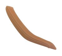 Manija Puerta Interior Embellecedor Exterior Cuero Para Manija Puerta Interior Izquierdo Y Derecho Para BMW X5 X6 F15 F16 2014-2018(Champagne,RHD)