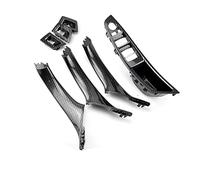 Manija Puerta Interior Para B&MW 5 Serie F10 F11 F18 520d 525d 530d 535i Fibra De Carbono Coche LHD RHD Manija Puerta Interior Panel Interior Cubierta Embellecedora De Tirar Embellecedor Manija Puerta