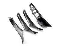 Manija Puerta Interior Para B&MW 5 Serie F10 F11 F18 520d 525d 530d 535i Fibra De Carbono Coche LHD RHD Manija Puerta Interior Panel Interior Cubierta Embellecedora De Tirar Embellecedor Manija Puerta