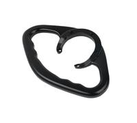 Manija Tanque pasajeros Apoyabrazos para Depósito De Combustible Y Gas De Pasajero para XJ6 YZF-R6 R3 R1 R25 MT-07 MT-03 para Tracer FZ6 FZ8 Y FZ1(Negro)