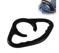 Manija trasera del tanque de combustible del pasajero de la motocicleta Aleación CNC de aluminio para Kawasaki, ranuras de agarre para una sujeción segura (negro)