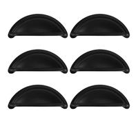 Manijas, 6 piezas de manijas for gabinetes de cocina en forma de concha, tiradores de cajón con forma de concha for gabinetes de cocina, tiradores de manija semicirculares, perillas for gabinetes, man