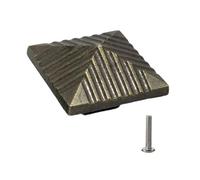 Manijas de armario de estilo antiguo, montaje de un solo agujero, resistentes al óxido, manijas de cajón mejoras para mejoras del hogar, manijas cuadradas clásicas retro